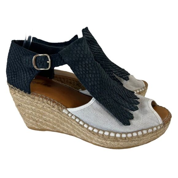 Anthropologie Naguisa Espadrille Wedge Sandals - Picture 2 of 14